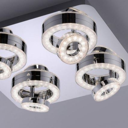 JUST LIGHT. 14662-17 - Dimmbarer LED-RGBW- Strahler TIM LOLASMART 4xLED/5,9/230V 2700-5000K + Fernbedienung