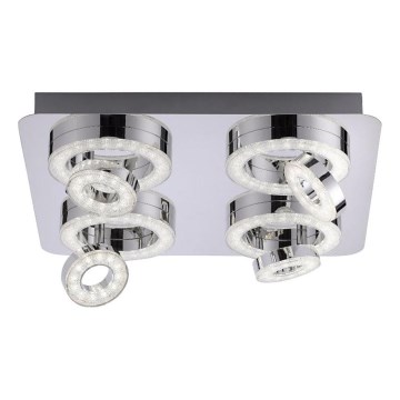 JUST LIGHT. 14662-17 - Dimmbarer LED-RGBW- Strahler TIM LOLASMART 4xLED/5,9/230V 2700-5000K + Fernbedienung