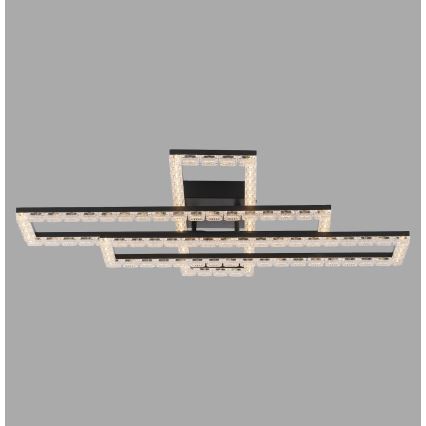 JUST LIGHT. 14733-18 - LED Deckenleuchte GLITRA LED/35W/230V 57x72 cm schwarz