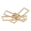 JUST LIGHT. 14733-60 - LED Deckenleuchte GLITRA LED/35W/230V 57,25x72,05 cm goldfarben