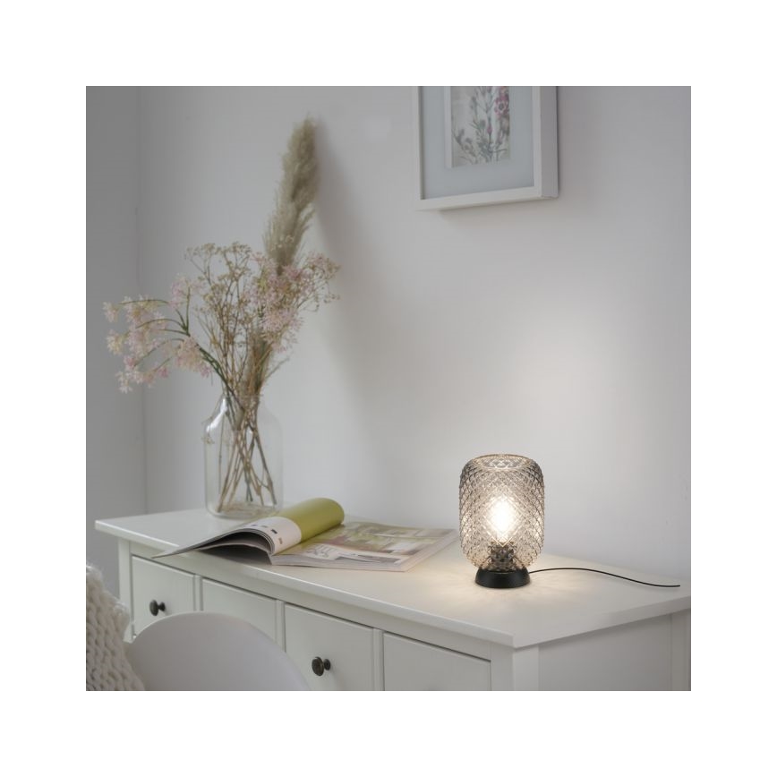 JUST LIGHT. 14906-18 - Tischleuchte REISHI 1xE27/40W/230V schwarz