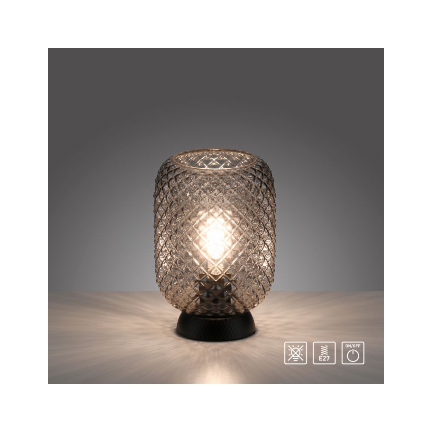 JUST LIGHT. 14906-18 - Tischleuchte REISHI 1xE27/40W/230V schwarz