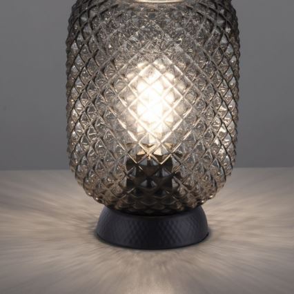 JUST LIGHT. 14906-18 - Tischleuchte REISHI 1xE27/40W/230V schwarz