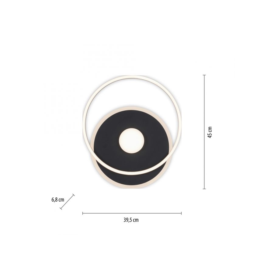 JUST LIGHT. 15046-18 - Dimmbare LED-Deckenleuchte DOMINO LED/26,5W/230V