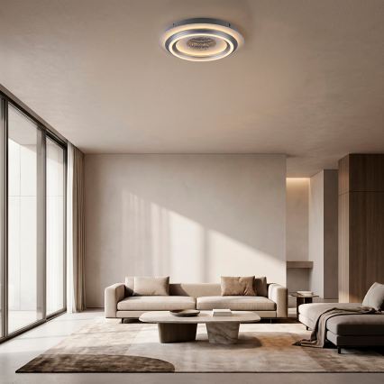 JUST LIGHT. 15089-21 - LED Deckenleuchte CICHIO LED/36W/230V Ø 40 cm mattchrom