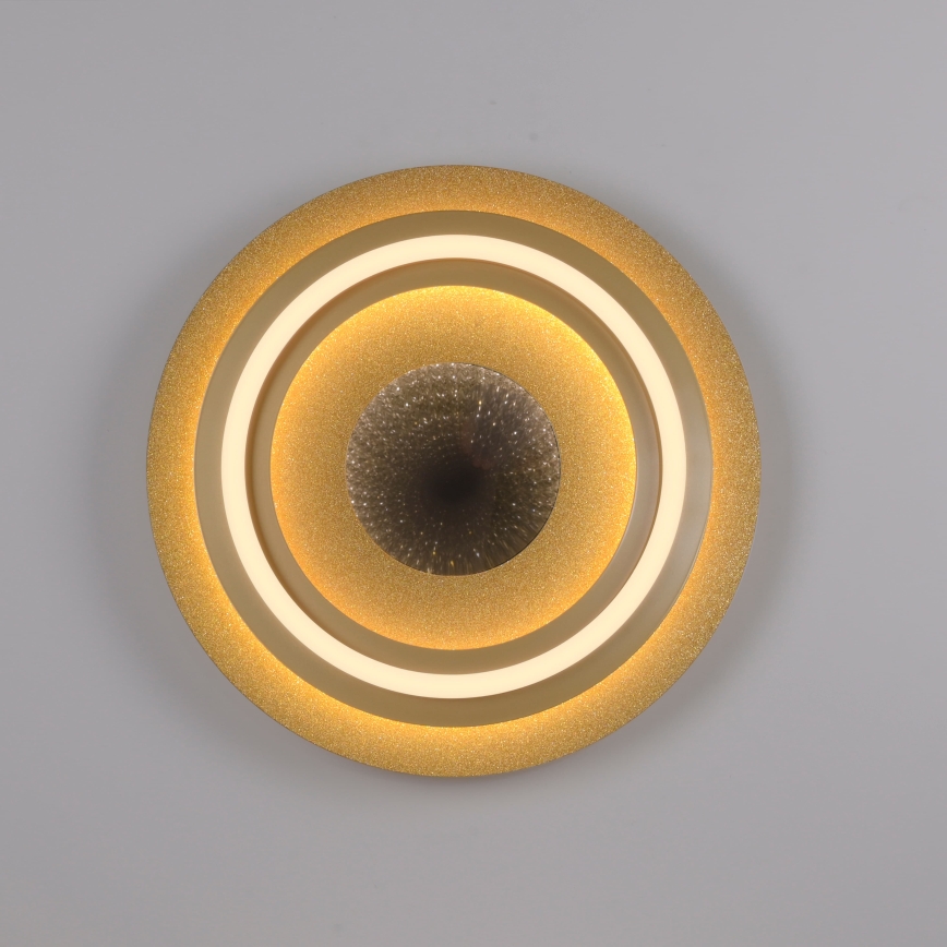 JUST LIGHT. 15089-60 - LED-Deckenleuchte CICHIO LED/36W/230V Ø 40 cm goldfarben