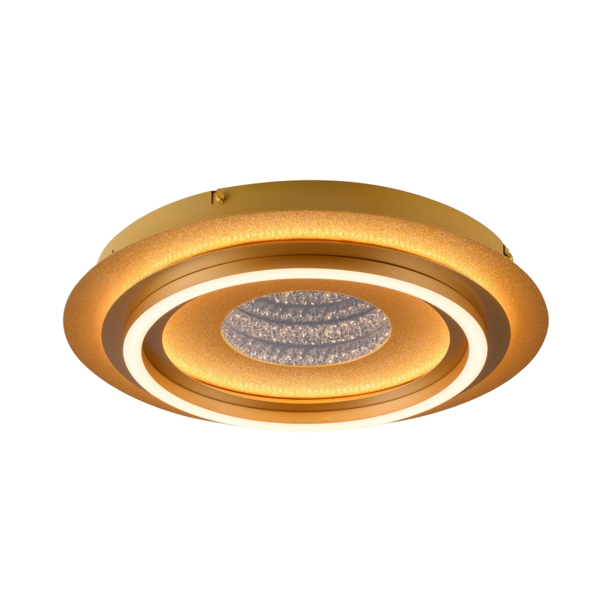 JUST LIGHT. 15089-60 - LED-Deckenleuchte CICHIO LED/36W/230V Ø 40 cm goldfarben