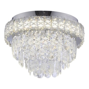 JUST LIGHT. 15092-17 - LED Deckenleuchte KULUNKA LED/33W/230V Ø 38 cm glänzender Chrom