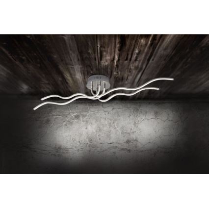 JUST LIGHT. 15126-55 - LED-Anbauleuchte WAVE LED/29,4W/230V matt Chrom