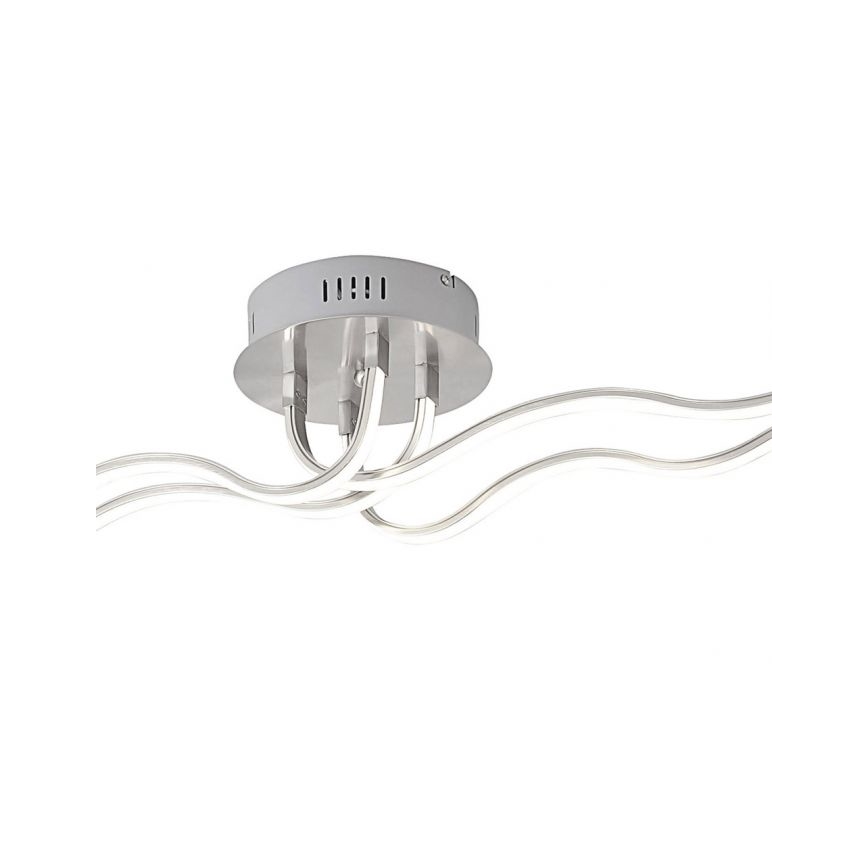 JUST LIGHT. 15126-55 - LED-Anbauleuchte WAVE LED/29,4W/230V matt Chrom