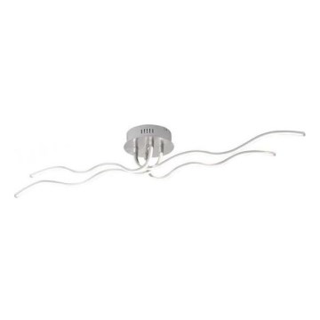 JUST LIGHT. 15126-55 - LED-Anbauleuchte WAVE LED/29,4W/230V matt Chrom