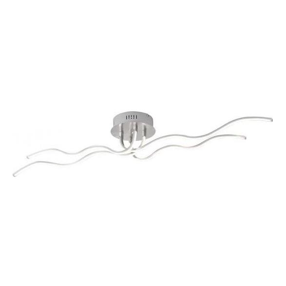 JUST LIGHT. 15126-55 - LED-Anbauleuchte WAVE LED/29,4W/230V matt Chrom