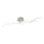 JUST LIGHT. 15126-55 - LED-Anbauleuchte WAVE LED/29,4W/230V matt Chrom