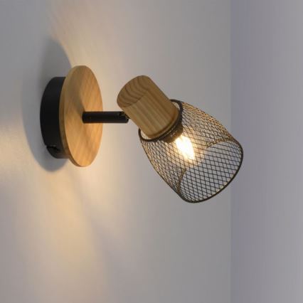 JUST LIGHT. 15191-79 - Wandstrahler TAMIS 1xE14/10W/230V Kiefer