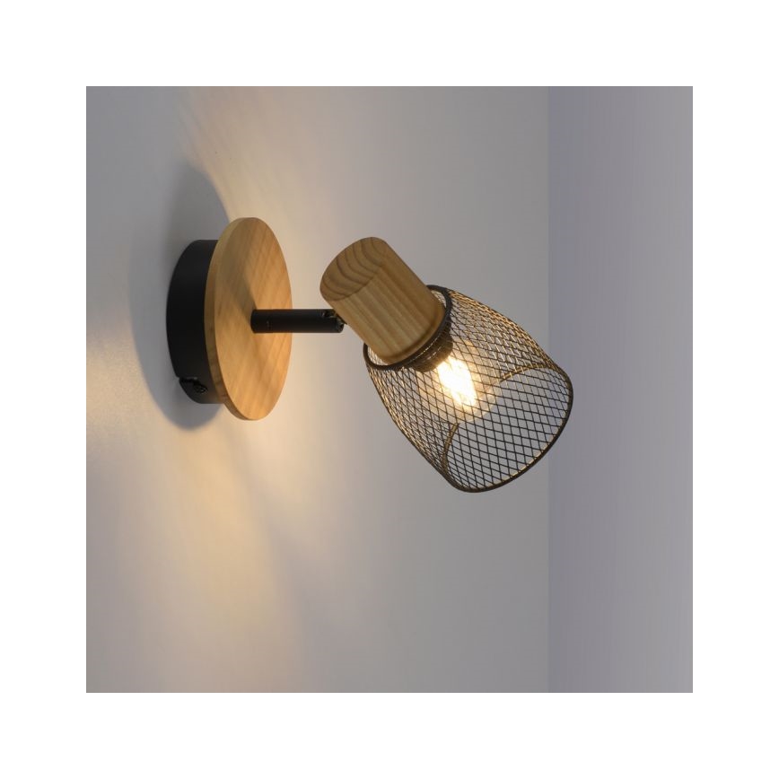 JUST LIGHT. 15191-79 - Wandstrahler TAMIS 1xE14/10W/230V Kiefer