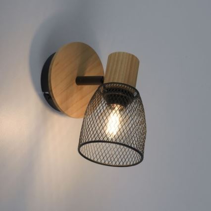 JUST LIGHT. 15191-79 - Wandstrahler TAMIS 1xE14/10W/230V Kiefer