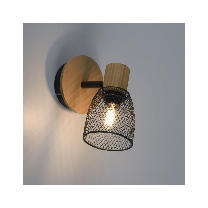 JUST LIGHT. 15191-79 - Wandstrahler TAMIS 1xE14/10W/230V Kiefer