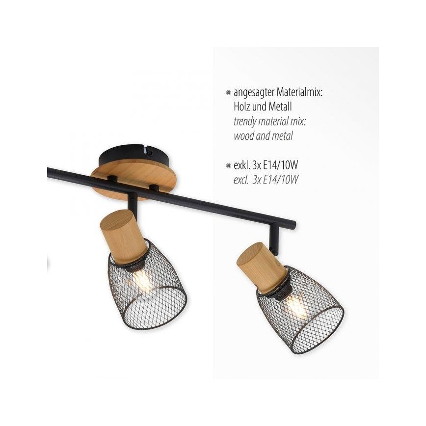 JUST LIGHT. 15193-79 - Strahler TAMIS 3xE14/10W/230V
