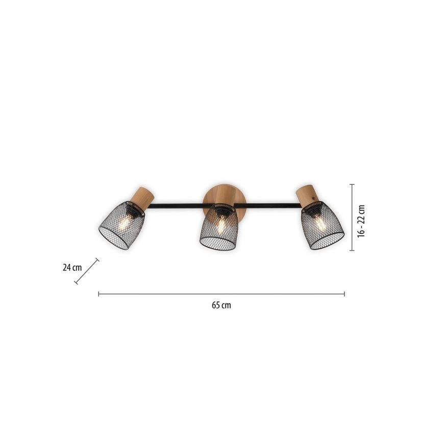 JUST LIGHT. 15193-79 - Strahler TAMIS 3xE14/10W/230V