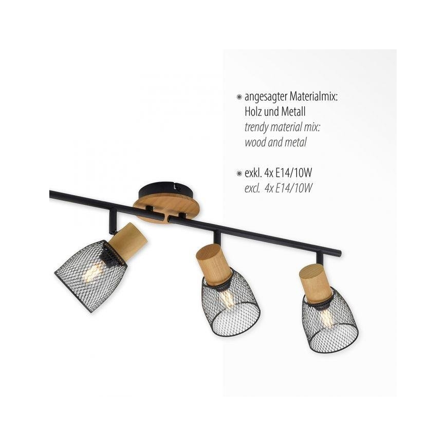 JUST LIGHT. 15194-79 - Strahler TAMIS 4xE14/10W/230V