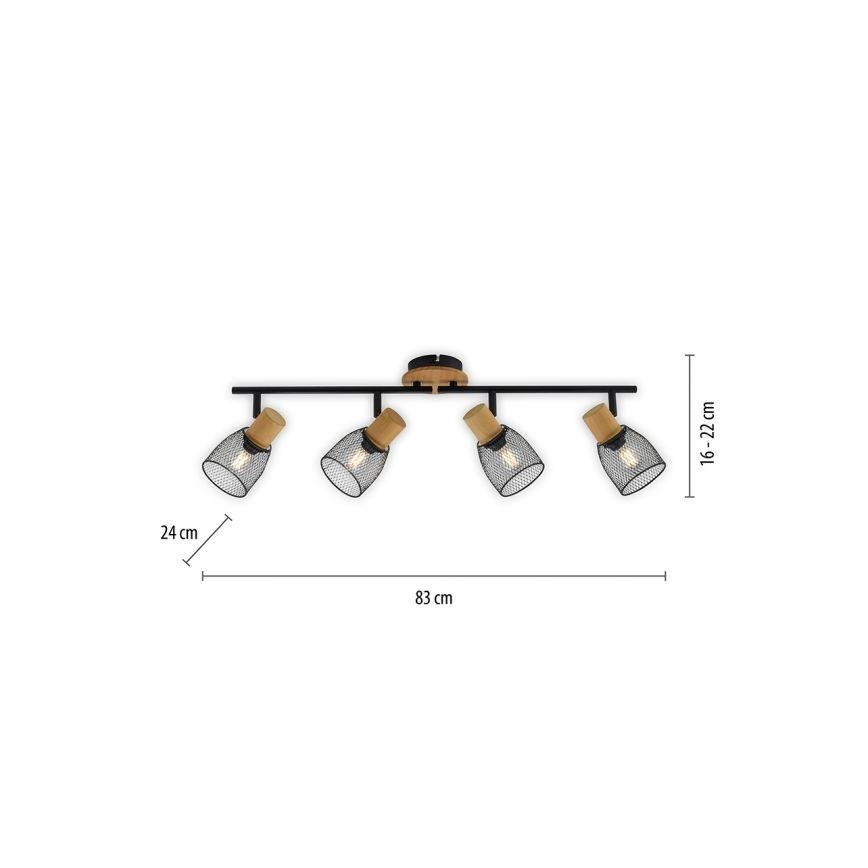 JUST LIGHT. 15194-79 - Strahler TAMIS 4xE14/10W/230V