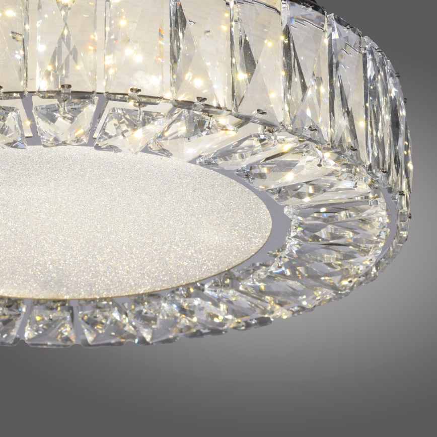 JUST LIGHT. 15221-17 - LED Deckenleuchte KULUNKA LED/32W/230V Ø 37 cm glänzender Chrom