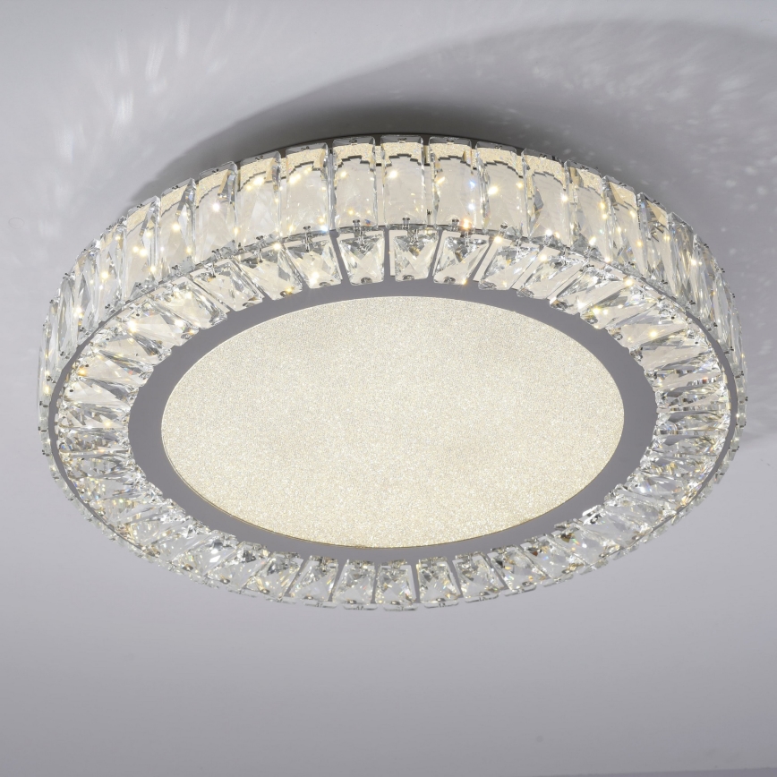 JUST LIGHT. 15222-17 - LED-Deckenleuchte KULUNKA LED/46W/230V Ø 50 cm glänzender Chrom