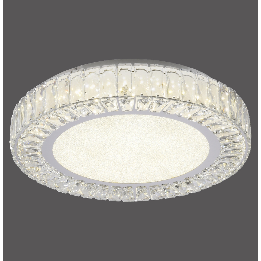 JUST LIGHT. 15222-17 - LED-Deckenleuchte KULUNKA LED/46W/230V Ø 50 cm glänzender Chrom