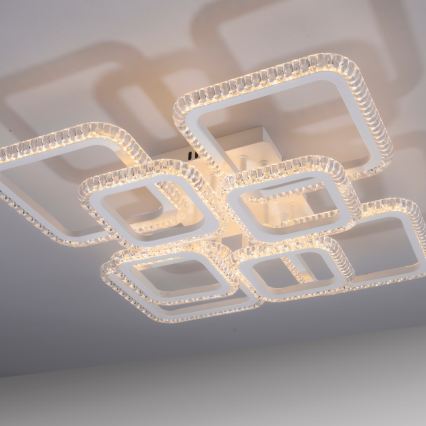 JUST LIGHT. 15269-16 - LED Deckenleuchte CRYSTALLO LED/43,5W/230V 49x49 cm weiß