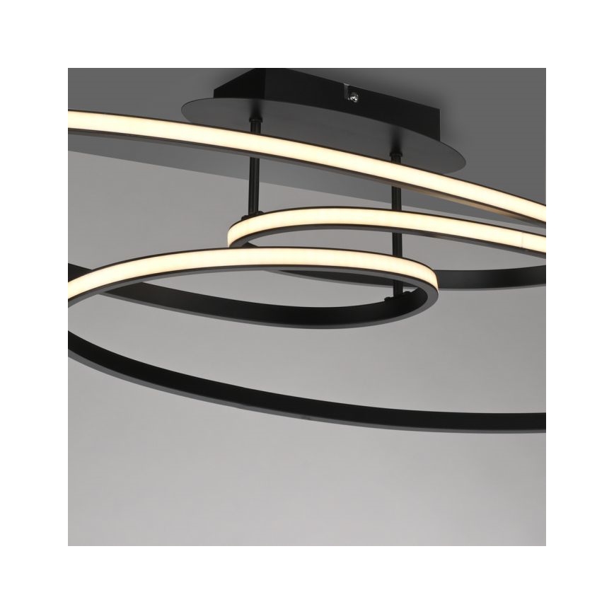 JUST LIGHT. 15321-18 - LED-Deckenleuchte LUMACA LED/33W/230V schwarz