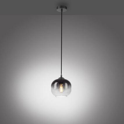 JUST LIGHT. 15420-18 - Hängeleuchte ZEA 1xE27/25W/230V schwarz