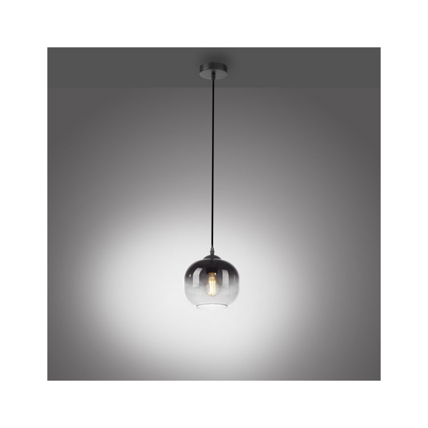 JUST LIGHT. 15420-18 - Hängeleuchte ZEA 1xE27/25W/230V schwarz