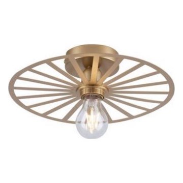 JUST LIGHT. 15635-60 - Deckenleuchte SPIKE 1xE27/40W/230V d 30 cm Messing