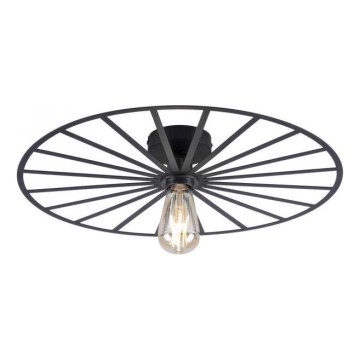JUST LIGHT. 15636-18 - Deckenleuchte SPIKE 1xE27/40W/230V d 50 cm schwarz