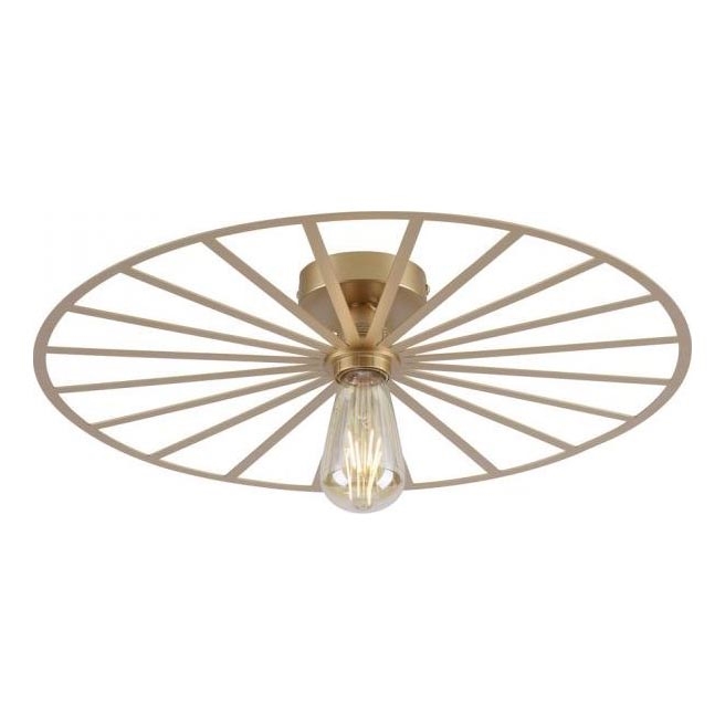 JUST LIGHT. 15636-60 - Deckenleuchte SPIKE 1xE27/40W/230V d 50 cm Messing