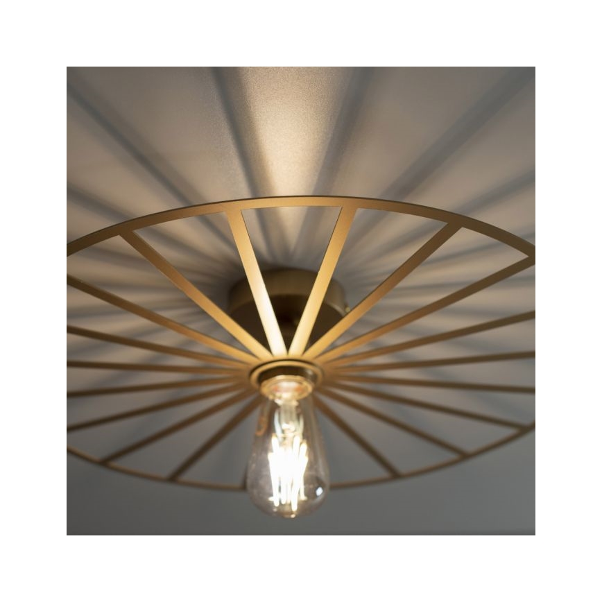 JUST LIGHT. 15636-60 - Deckenleuchte SPIKE 1xE27/40W/230V d 50 cm Messing
