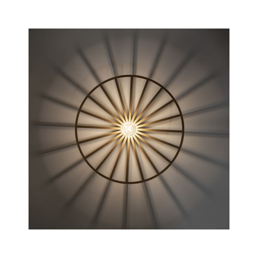 JUST LIGHT. 15636-60 - Deckenleuchte SPIKE 1xE27/40W/230V d 50 cm Messing