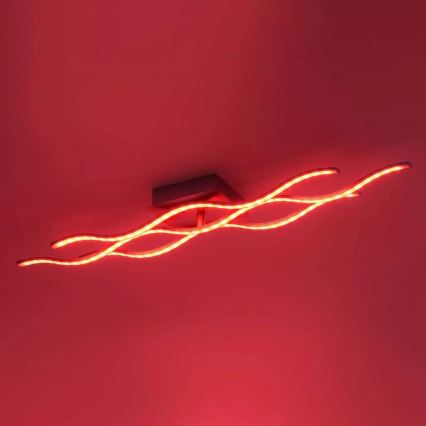 JUST LIGHT. 16266-55 - Dimmbare LED-RGB-Deckenleuchte LOLA WAVE LED/30W/230V 2700-5000K + Fernbedienung