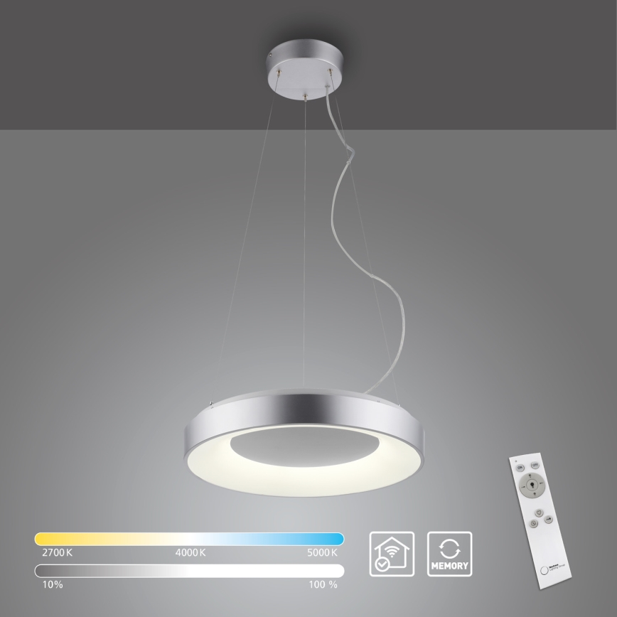 JUST LIGHT. 17075-21 - Dimmbare LED-Hängeleuchte KETO ANIKA LED/26,5W/230V 2700-5000K + Fernbedienung