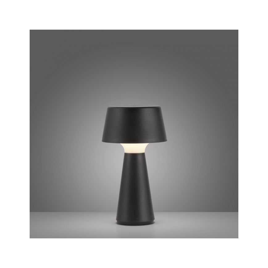 JUST LIGHT. 19260-18 - Dimmbare LED-Außenleuchte mit Touch-Funktion ABERA LED/3W/3,7V 2000 mAh USB IP54 schwarz
