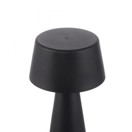 JUST LIGHT. 19260-18 - Dimmbare LED-Außenleuchte mit Touch-Funktion ABERA LED/3W/3,7V 2000 mAh USB IP54 schwarz