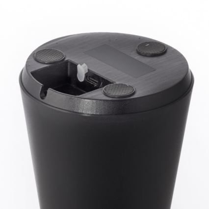 JUST LIGHT. 19260-18 - Dimmbare LED-Außenleuchte mit Touch-Funktion ABERA LED/3W/3,7V 2000 mAh USB IP54 schwarz