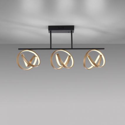 JUST LIGHT. 6245-18 - Dimmbare LED-Aufbauleuchte LOOP 3xLED/11W/230V 2700-5000K + Fernbedienung