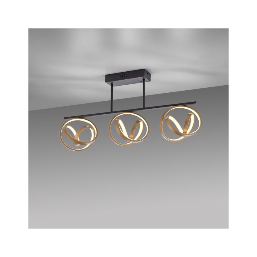 JUST LIGHT. 6245-18 - Dimmbare LED-Aufbauleuchte LOOP 3xLED/11W/230V 2700-5000K + Fernbedienung