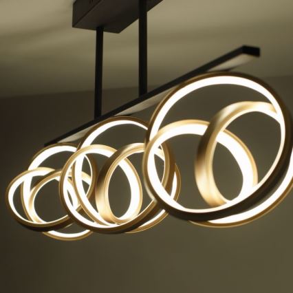JUST LIGHT. 6245-18 - Dimmbare LED-Aufbauleuchte LOOP 3xLED/11W/230V 2700-5000K + Fernbedienung