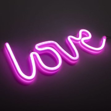 JUST LIGHT. 85021-87 - LED-Neon-Wanddekoration NEON LED/6,5W/5V Love