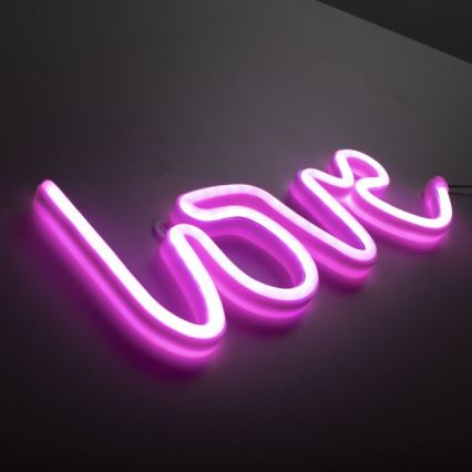 JUST LIGHT. 85021-87 - LED-Neon-Wanddekoration NEON LED/6,5W/5V Love