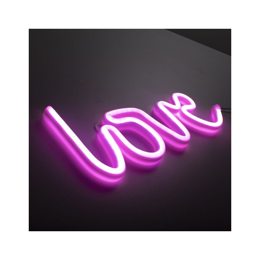 JUST LIGHT. 85021-87 - LED-Neon-Wanddekoration NEON LED/6,5W/5V Love