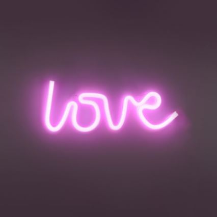 JUST LIGHT. 85021-87 - LED-Neon-Wanddekoration NEON LED/6,5W/5V Love