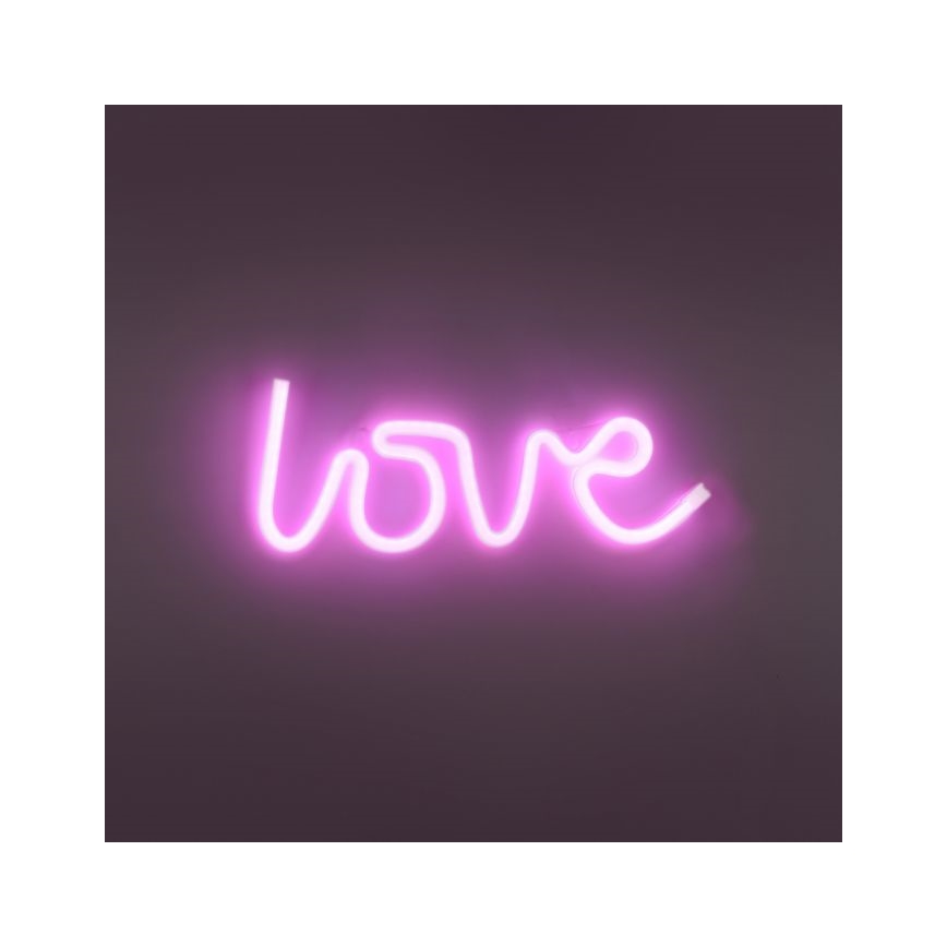 JUST LIGHT. 85021-87 - LED-Neon-Wanddekoration NEON LED/6,5W/5V Love